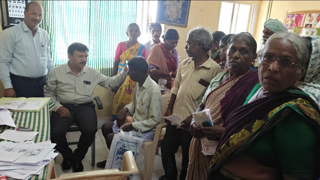 ఉచిత కంటి చికిత్స శిబిరం విజయవంతం