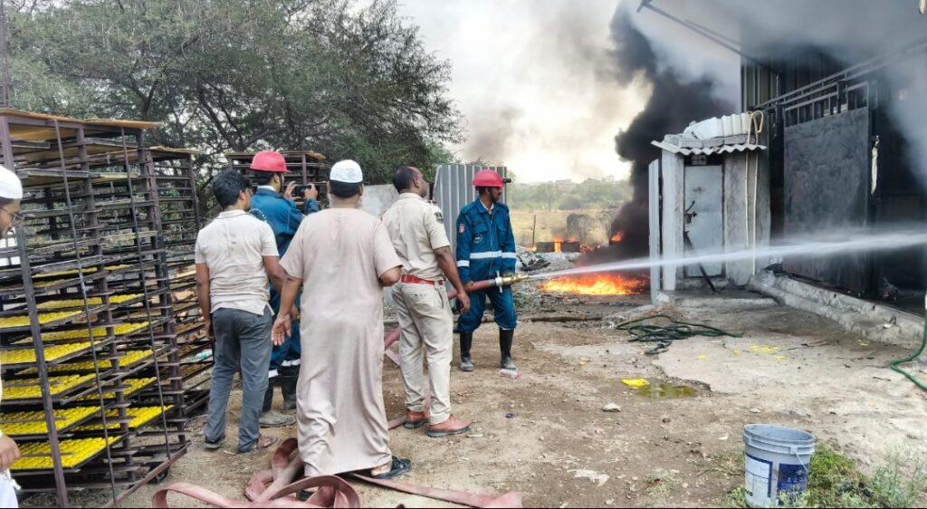 బాలాపూర్ పోలీస్ స్టేషన్ పరిధిలోని గాలిబ్ కాలనీలో అగ్నిప్రమాదం