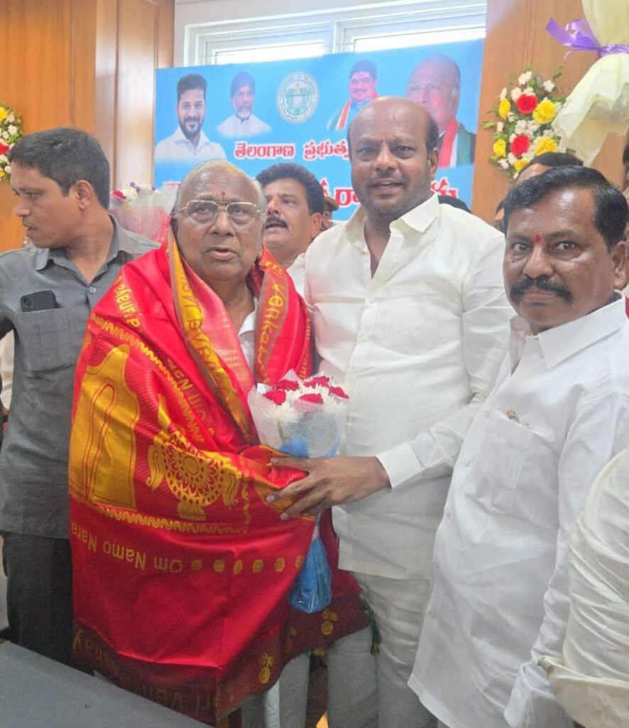 వీ. హేచ్ ను మర్యాదపూర్వకంగా కలిసిన ముద్దగౌని రామ్మోహన్ గౌడ్