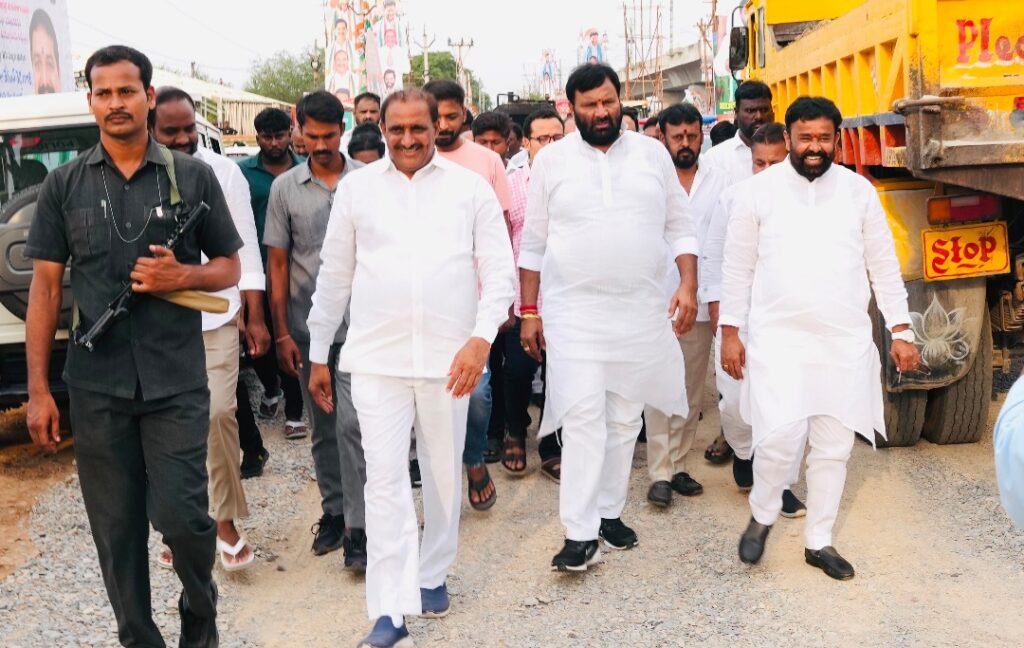 సీఎం పర్యటన ఏర్పాట్లను పర్యవేక్షించిన కుత్బుల్లాపూర్ మాజీ ఎమ్మెల్యే కూన శ్రీశైలంగౌడ్
